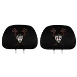 Two Officially Licensed Looney Tunes Universal Fit Headrest Covers - Taz Attitude