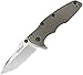 Kershaw 3920 Shield Folding Pocket Knife; Hinderer Design, 8Cr13MoV Tanto Blade, All Stainless Steel Handle, SpeedSafe Assisted Opening, 4-Position Clip; 3.1 In. Blade, 7.6 In. Overall Length, 4.9 oz.