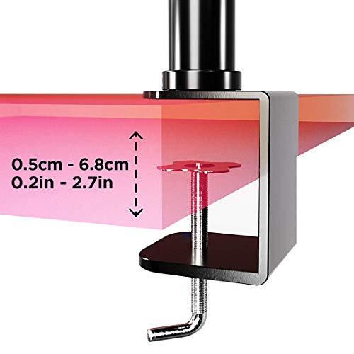 Duronic DM252 Dual PC Monitor Arm Stand Desk Mount Screen Bracket Clamp