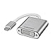 USB C TO DVI Adapter,wesimi USB 3.1 Type C (USB-C) to DVI Adapter With Aluminium Case for 2017 MacBook Pro/Samsung Galaxy S8