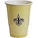 NFL Siskiyou Sports Fan Shop New Orleans Saints Plastic Game Day Cups 18 count Team Color