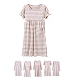 ABALACOCO Girls Kids Cotton Nightgown Sleepwear