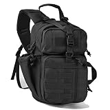 Tactical Sling Pack, Military Assault Hunting Range Shoulder Sling Molle Bug Out Bag Backpack Daypack