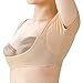 Prettyia 2 Pcs Short Shirt Sleeves Underarm Sweat Shield Pads, Washable Cloth Armpit Sweat Absorbing Guards for Women