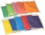 Festival Colors (Rangoli) Holi High Quality Colors, 50 Gram Packets (Pack of 10)
