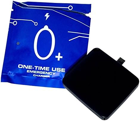 3 Pack--One Time Use Disposable Power Bank, 1000MAH Apple Lightning Connector for iPhone 6, 6 Plus, 5, 5C or 5S
