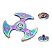 OUUO Rainbow Hand Fidget Metal Spinner Toy High Speed Up to 5 Minutes