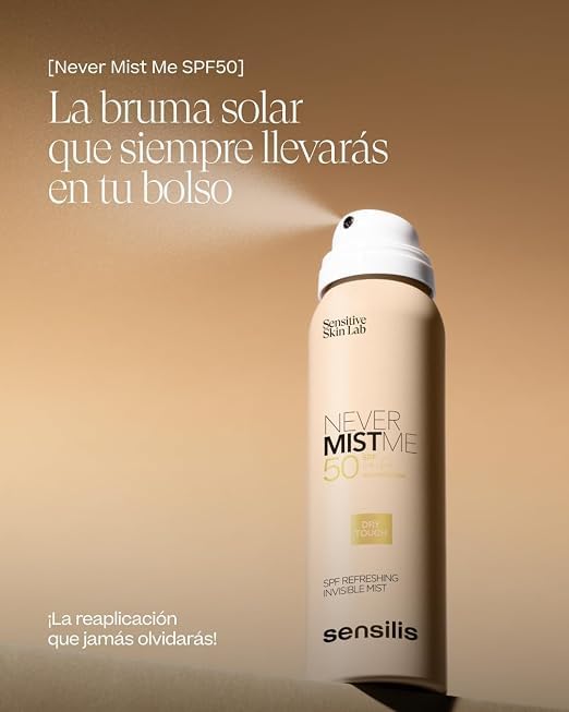 - Invisible Never Mist Me, Bruma Solar SPF50, 100 ml
