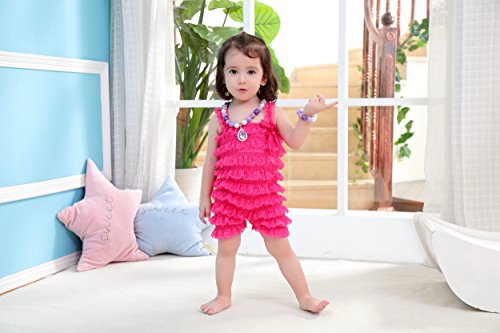 Vcmart Amulet Teardrop Amethyst Necklace Chunky Bubblegum For Kids Toddler Dress Up (A) - Thumbnail 3