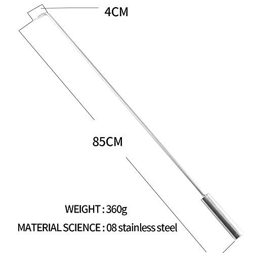 Super Leader 34 Inch Long Stainless Steel Fire Pit Poker Stick,Outdoor