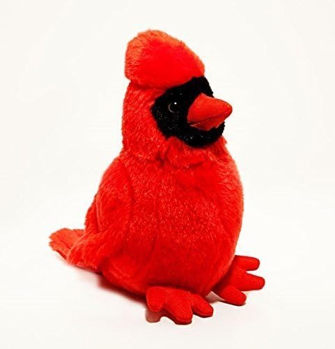 Cardinal 6" Plush Toy by Cabin Critters