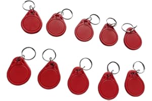 JYJRFID MIFARE Classic 1K M1 Electronic Intelligent Lock ，ISO14443A 13.56mhz ic Card Multiple Colors 10pcs (Red)