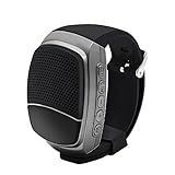 YouVogue Upgraded Multi-functional Bluetooth Watch Speaker: Mp3 Music Player (Dark Grey)