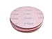 Red Label Abrasives 6 Inch 1500 Grit High Performance Hook and Loop Wet/Dry Auto Body Film Sanding Discs, 50 Pack