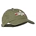 US Navy Top Gun Fighter Embroidered Washed Cap - Olive OSFM