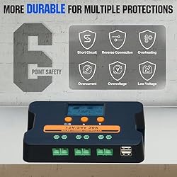 ECO-WORTHY Solar Charge Controller 30A Solar Panel