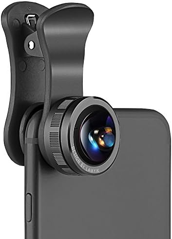 Lamyik iPhone Camera Lens kit Pro, 0.65X Super Wide Angle Lens + 15 X Macro Lens (Attached Together), Clip on 2 in 1 Cell Phone Lens for iPhone x, 8, 7, 6s, 6, 5s &amp; Samsung &amp; Smartphones
