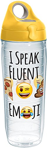 Tervis 1232810 emoji - I Speak Fluent Tumbler with Wrap and 