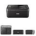 Canon All in one Wireless Printer, Inkjet PIXMA MX492 (Black) with Print, Copy, Scan, Fax & Google Cloud Print Compatible + USB Printer Cable + HeroFiber Cleaning Cloth