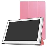 Acer Iconia One 10 B3-A40 / A3-A40 Slim Shell Case,Mama Mouth Ultra Lightweight PU Leather Standing Cover for 10.1