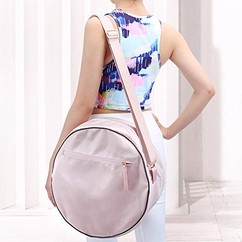 Almabner-Yoga-Bag-Towel-Sports-Mat-Yoga-Bag-Durable-Circle-Wheel-Single-Shoulder-Zipper-Closure