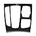 Gear Shift Frame Trim, Carbon Fiber Car Gear Shift Knob Panel Cover Trim for BMW F15 F16 X5 X6 (#B)