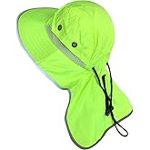 Boonie Men Snap Hat Wide Brim Neck Cover Sun Bucket Hats Safari Outdoor Garden