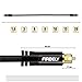 FIRBELY Digital Toslink Cable Optical Audio Cable-S/PDIF Fiber Optic with Metal Connectors Braided Jacket Black Cable for Sound Bar/TV Speakers 8 feet