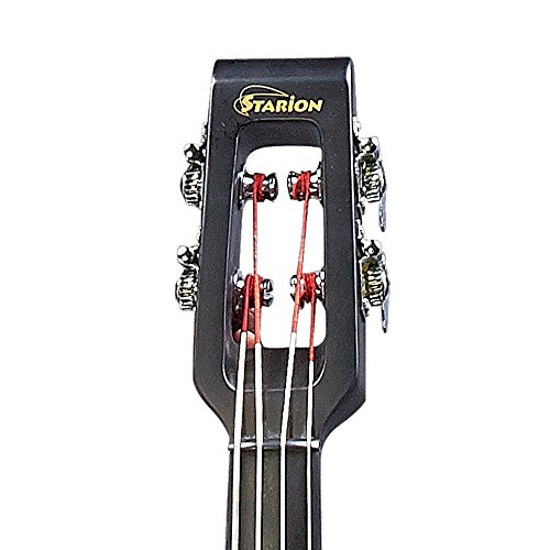 Starion ST-EDB-3/4 MBK 3/4 Sized Electric Double Bass - Metallic Black - Thumbnail 4