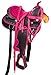 Acerugs 14″ 15″ 16″ 17″ 18″ Crystal Western Synthetic Barrel Racing Horse Saddle TACK Set (14)thumb 1