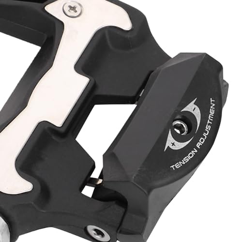 Für Rennradpedale, R21 Self Locking Clipless Fahrradpedale mit Cleats Set, Aluminiumlegierung 9/16“ Radfahren Pedale kompatibel mit für -SL-System 5