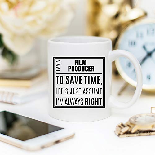 Film Producer Coffee Mug 11 oz - I Am A Film Producer. I'm Always Right - Film And Television Producer, Film and Music Producers Mug - Film & TV Producer Unique Coffee Mug - Film Producer Mug - Thumbnail 2