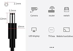 12V AC Adapter Yamaha Keyboard Power Cord for