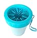 Bemibear Portable Dog paw Cleaner Pet Foot Washer,Large,Bule