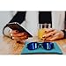MyEyeglassCase Soft Sunglasses Case Squeeze Top | XL glasses case with Cleaning Cloth | Passport Holder Pouch | Earbud and Phone Charger Storage (CT8 Turquoise)