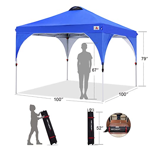 ABCCANOPY Outdoor Pop up Canopy Tent 8x8 Camping Sun ShelterSeries