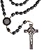 Intercession Mens Large St Benedict Wood Rosary