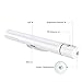 Kealive Cabinet Lighting, Wireless Portable Rotating 3 Modes with Magnetic Base for Closet Kitchen Attic Corridor Basement, 50lm, White