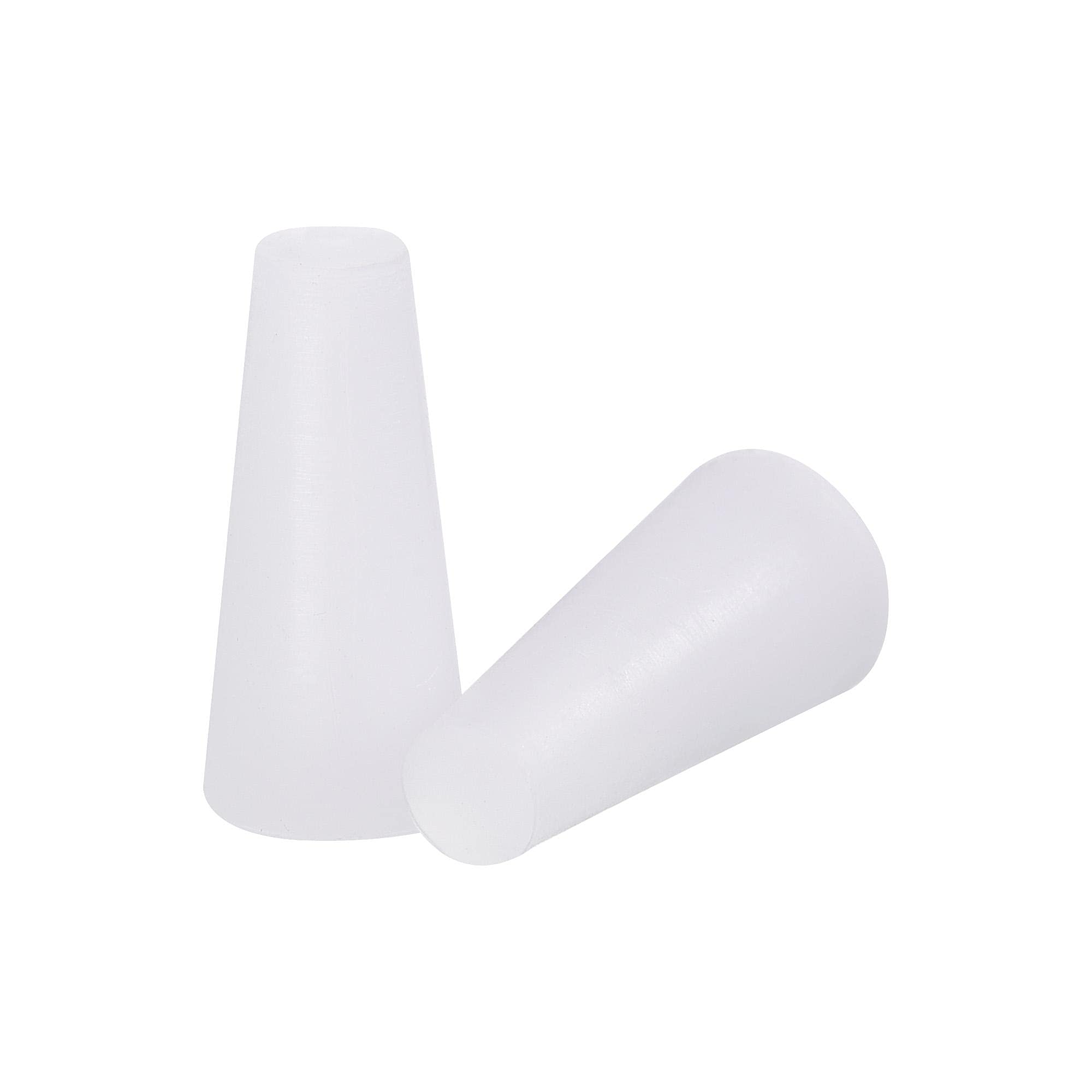 sourcing map 9/32" to 15/32" Solid Silicone Rubber Tapered Plug for Powder Coating, Painting, Anodizing, Plating, Sandblasting 30pcs