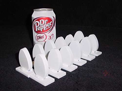 Steel Shooting Targets - 12 New Egg Knockover - Action Pistol & Rifle Silhouette