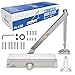 FORTSTRONG Commercial Door Closer (Silver) - Automatic Door Closer - UL Listed Grade 1 ADA Hydraulic Door Closers Certified - FS-6300