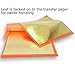 Barnabas Blattgold Imitation Gold Leaf, Transfer Patent [25 Sheets, 5.5 inch], Metal Foil Leaf for Painting, Arts and Crafts