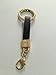 Roniky Newest Large Genuine Fox Fur Pom Pom Keychain Bag Purse Charm Gold Ring Fluffy Fur Ball (5.9