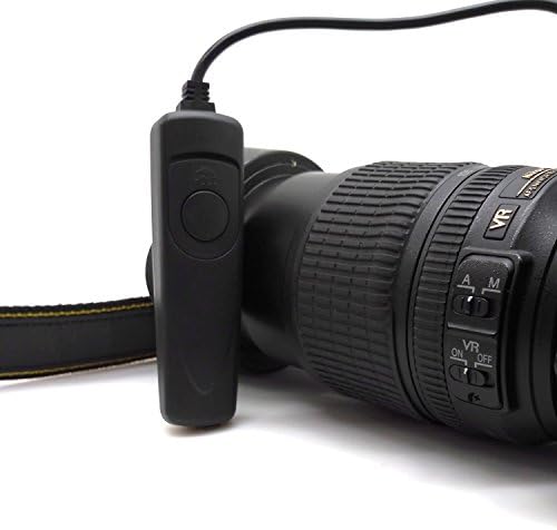 Camera Shutter Release Cable,Remote Control Cable Release for Canon Pentax Camera.(Black)