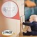 8pk - Finger Pinch Guard - 4pk. Baby Proofing Doors Made Easy with Soft Yet Durable Foam Door Stopper. Prevents Finger Pinch Injuries, Slamming Doors, and Child or Pet from, Child Safety Cabinet Lock