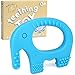 Teething Toys for Babies Age 0 to 6 Months - Baby Elefun 5X Pain Relief Smart Teether - Zero Developmental Delay Silicone Baby Teething Toy Ring - Cute Infant Shower Gift Chew Toys for Babies