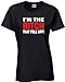 Jacted Up Tees I'm The Bitch That Fell Off Ladies T-Shirt SHIPS FROM OHIO USA
