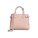 Tote Bag Handbag Authentic Burberry The Baby Banner in Leather and House Check Ink Tan Item 40140791