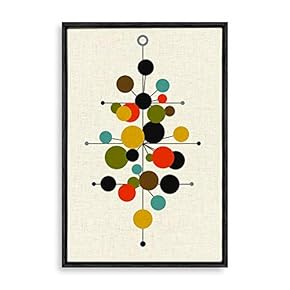 Framed Canvas Wall Art Abstract Colorful Canvas Prints Home Artwork Decoration for Living Room,Bedroom - 24x36 inches