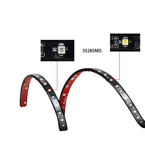 New 49" Auto Tailgate LED Light Bar Red Yellow White Reverse Stop Running Brake Turn Signal 48Red 48pcYellow &24pcs white LED,2 Year Limited Warranty